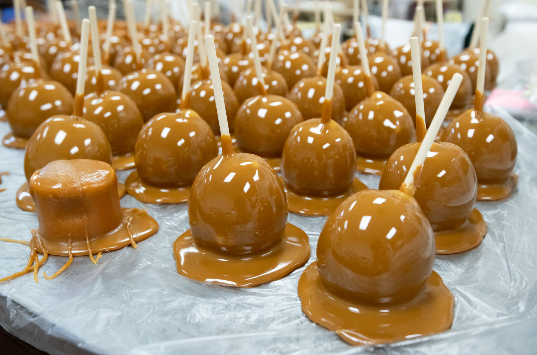 Dipped apples